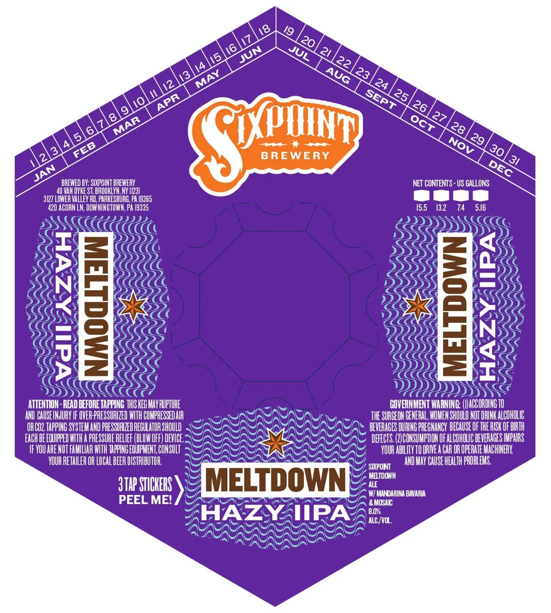 Meltdown — full label as filed with TTB