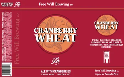 Cranberry Wheat label