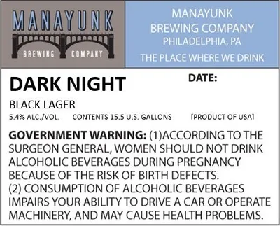 Dark Night label