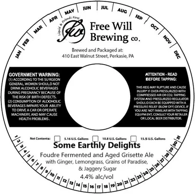 Some Earthly Delights label