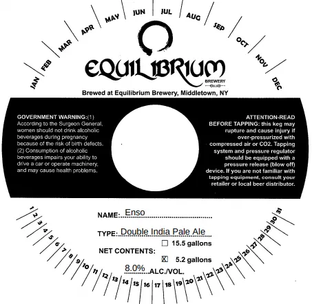 Enso — full label as filed with TTB