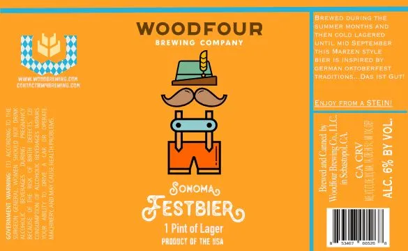 Sonoma Festbier — full label as filed with TTB