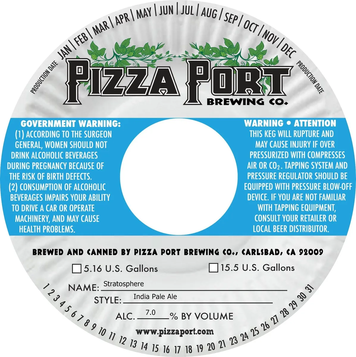 Stratosphere — full label as filed with TTB