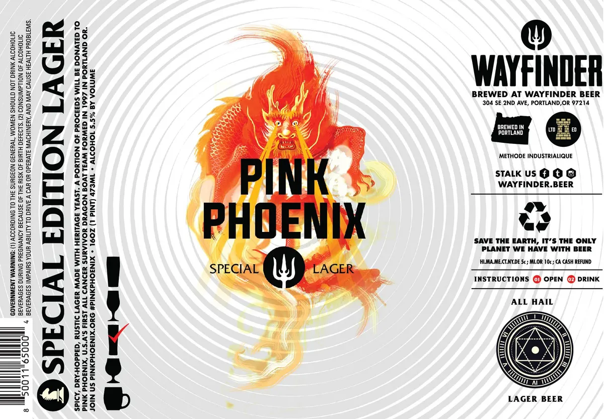 Pink Phoenix — full label as filed with TTB