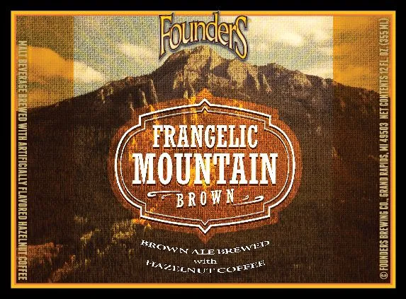 Frangelic Mountain Brown — full label as filed with TTB