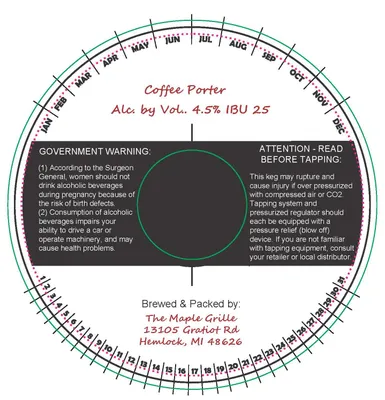 Coffee Porter label