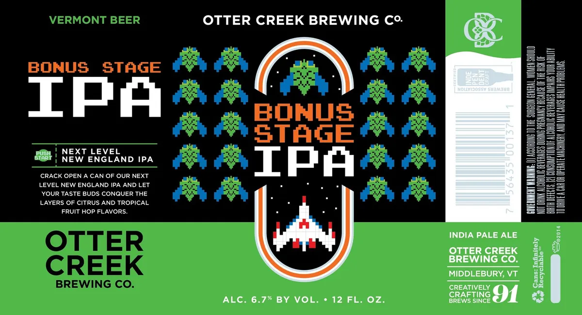 Bonus Stage IPA — full label as filed with TTB