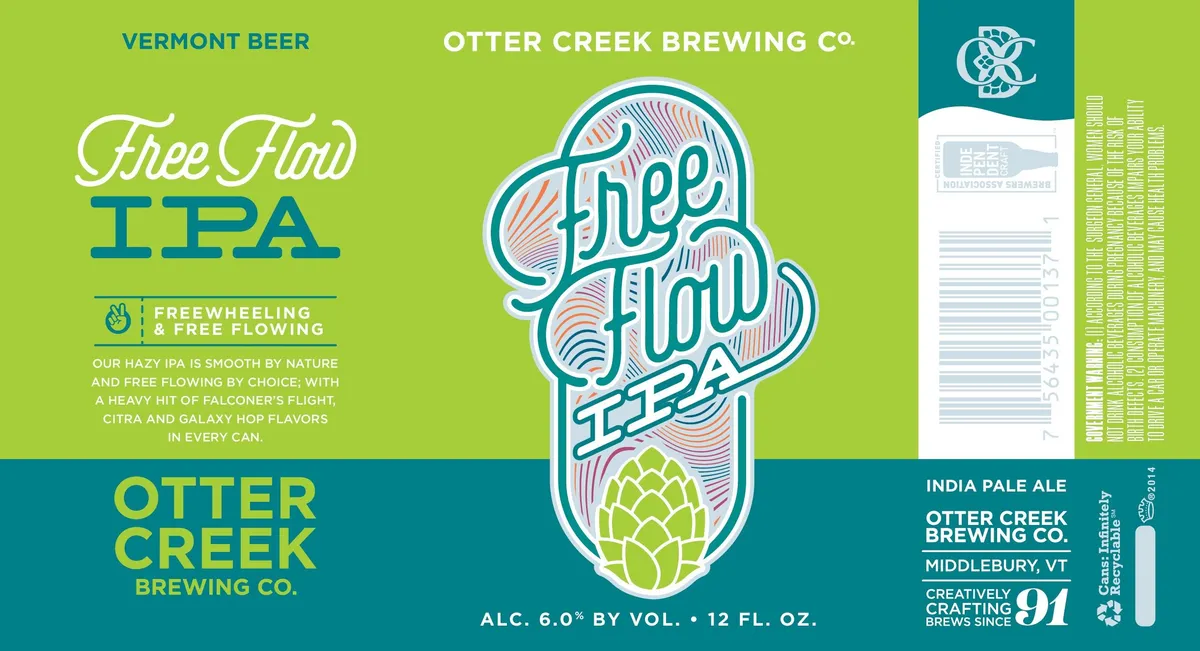 Free Flow IPA — full label as filed with TTB