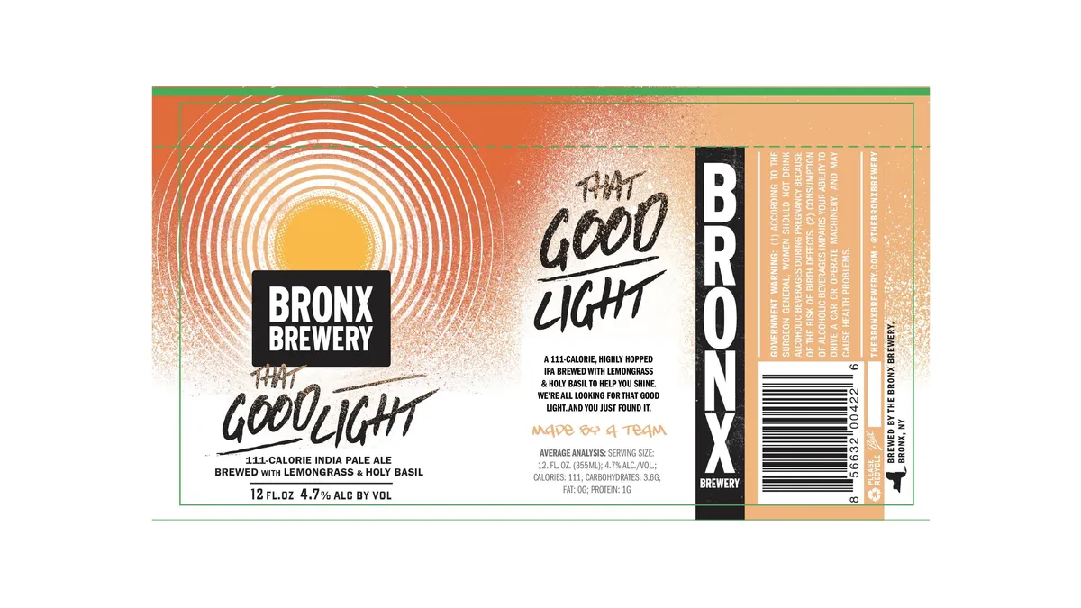 That Good Light — full label as filed with TTB