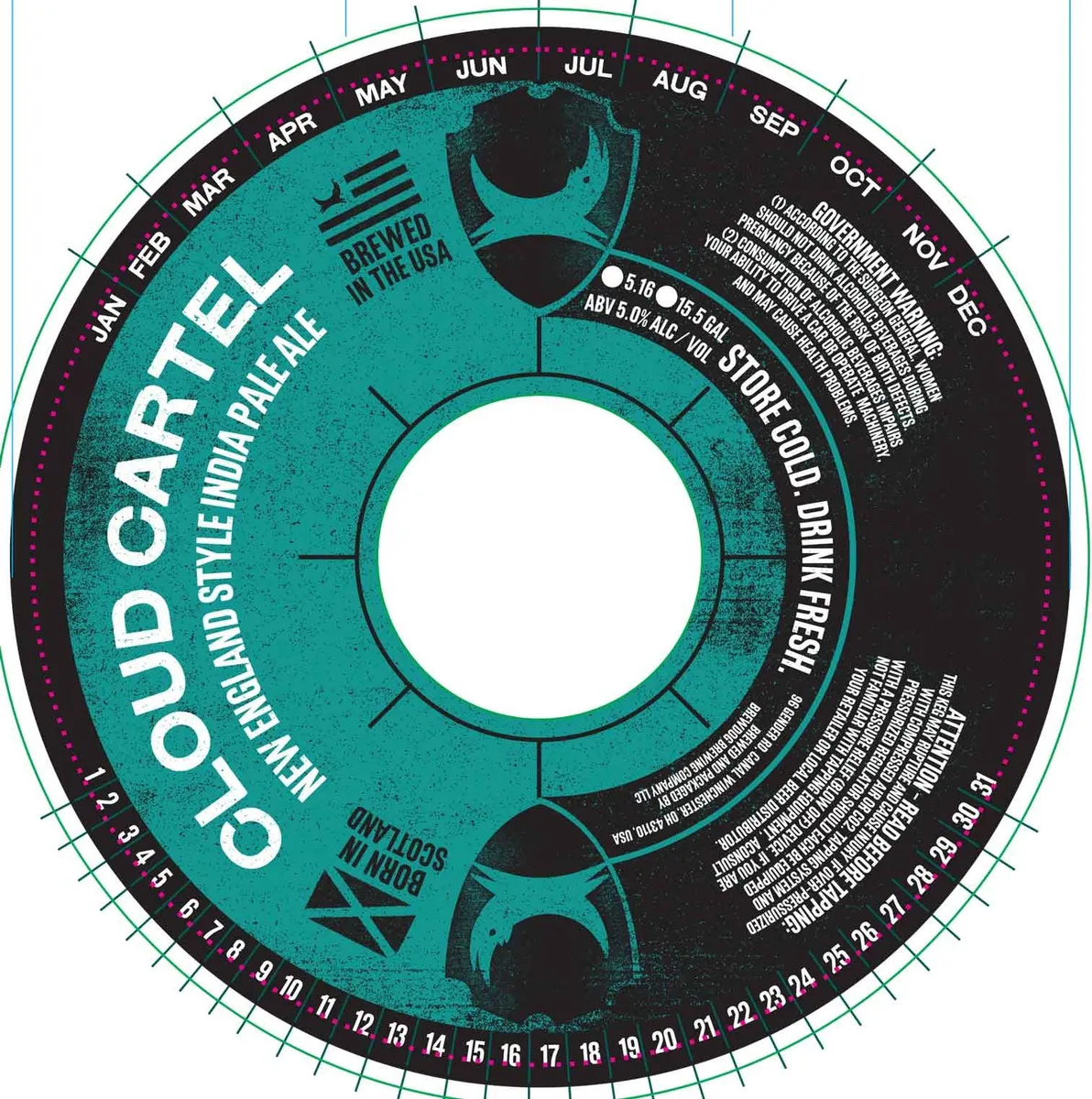 Cloud Cartel — full label as filed with TTB