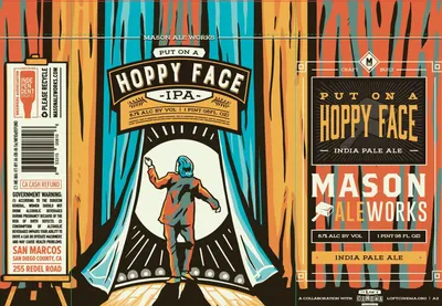 Put On A Hoppy Face label