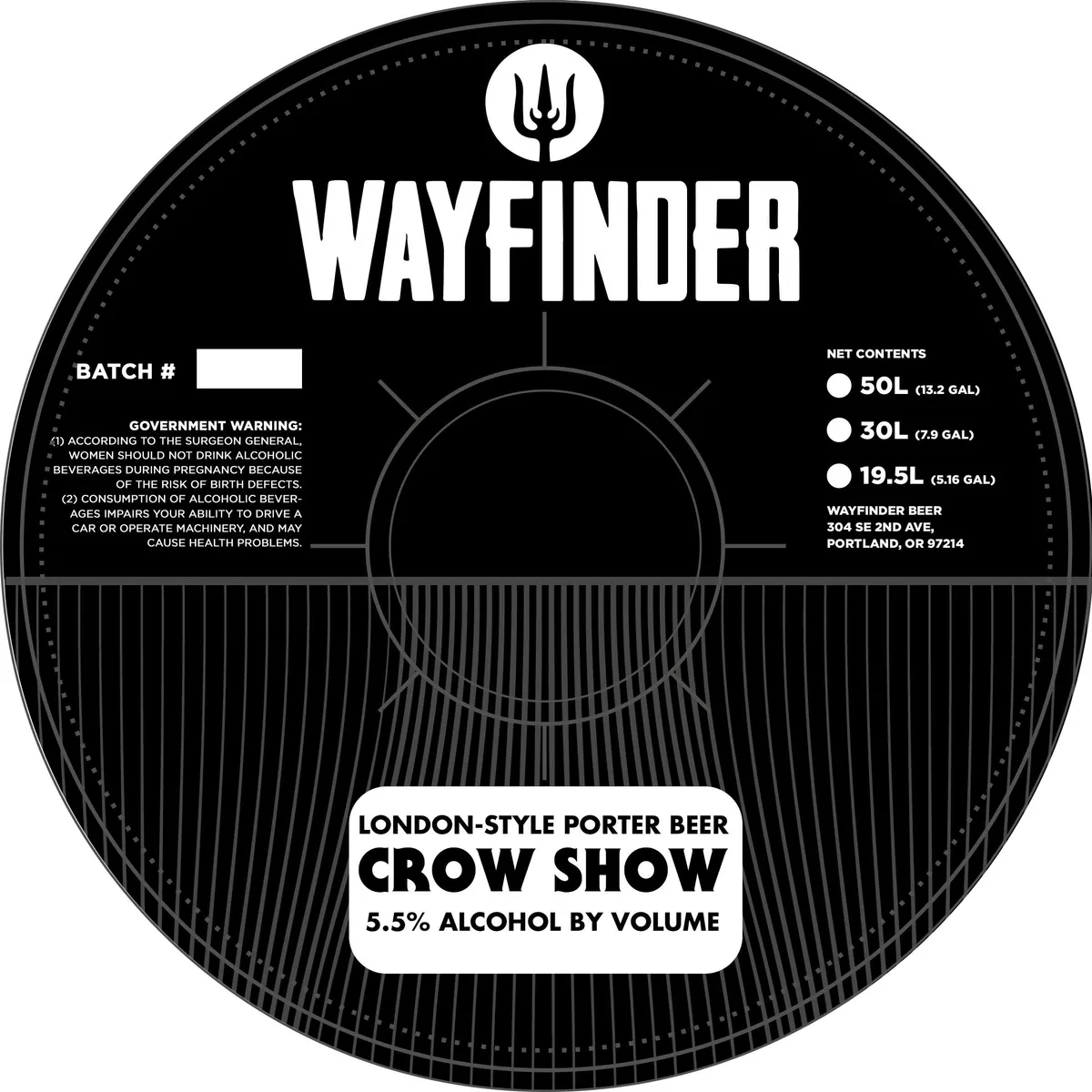 Crow Show — full label as filed with TTB
