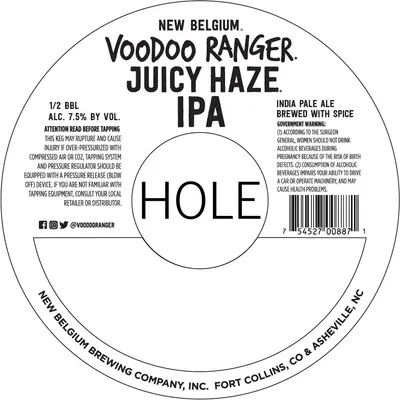Voodoo Ranger Juicy Haze IPA label