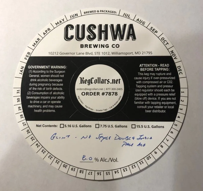 Glint — full label as filed with TTB