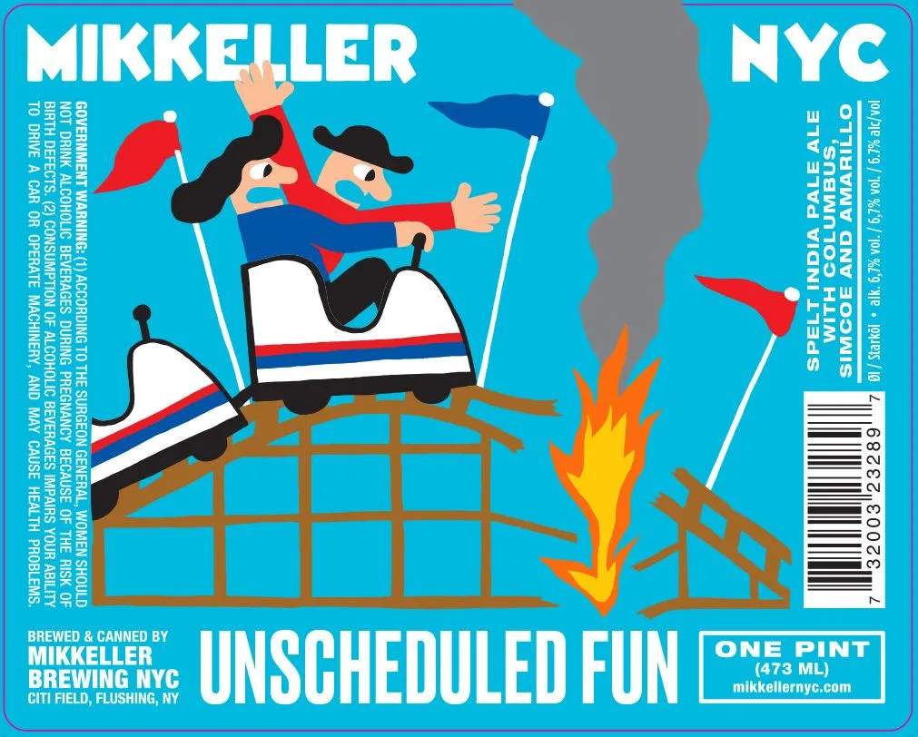 Unscheduled Fun — full label as filed with TTB