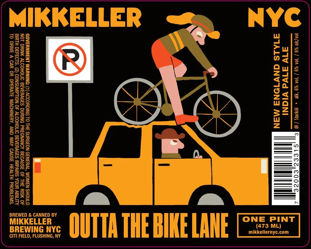 Outta the Bike Lane — full label as filed with TTB