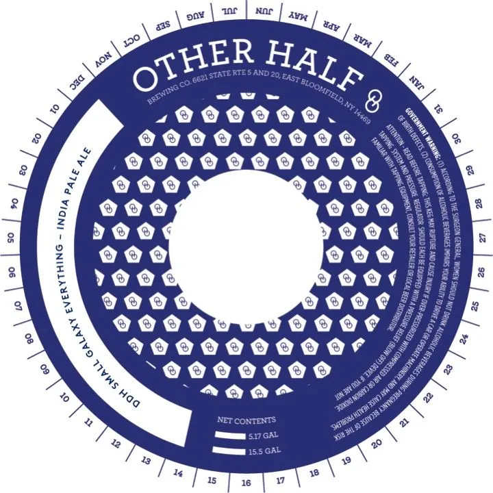 DDH Small Galaxy Everything — full label as filed with TTB