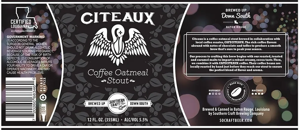 Citeaux — full label as filed with TTB
