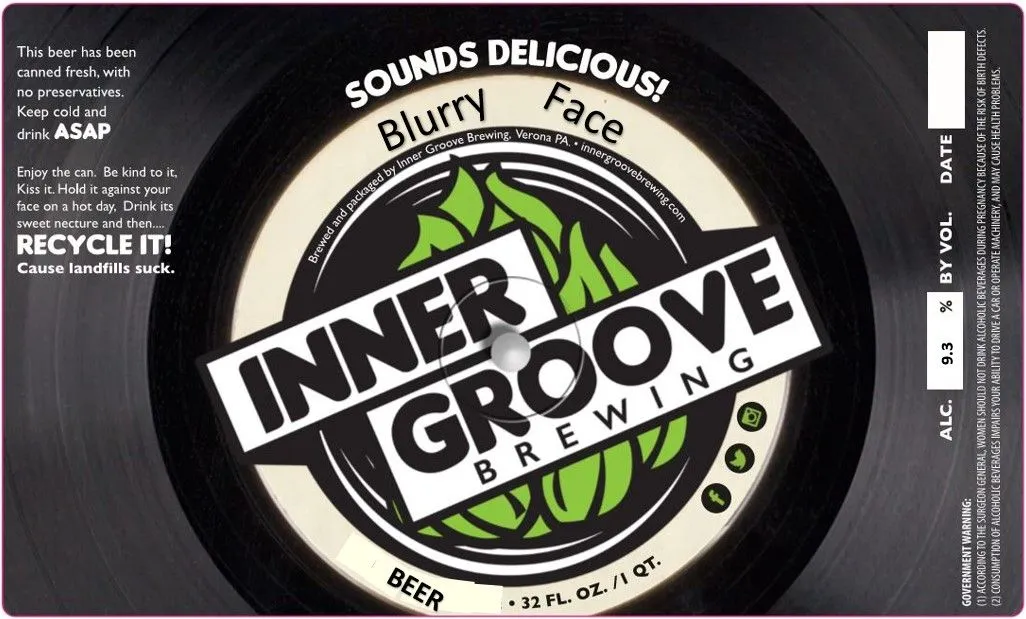 Blurry Face — full label as filed with TTB