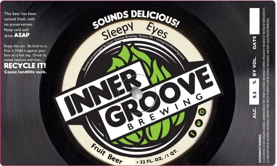 Sleepy Eyes — full label as filed with TTB