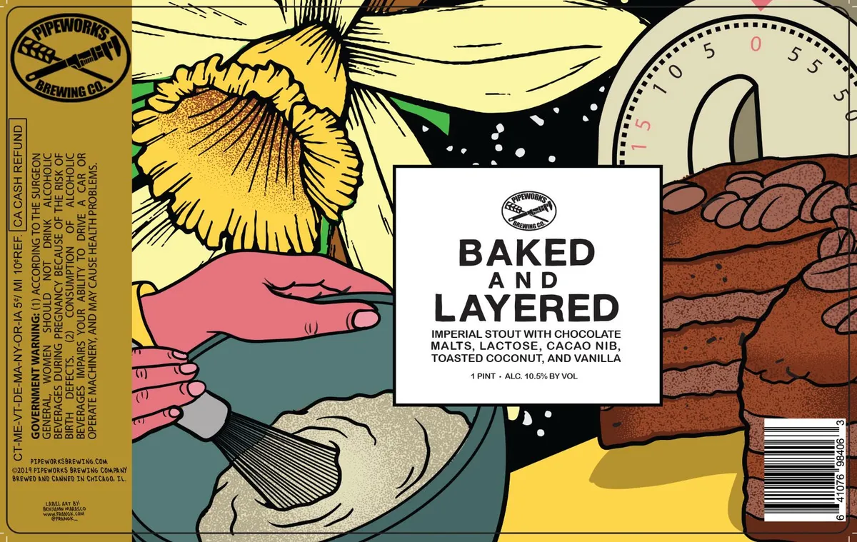 Baked and Layered — full label as filed with TTB