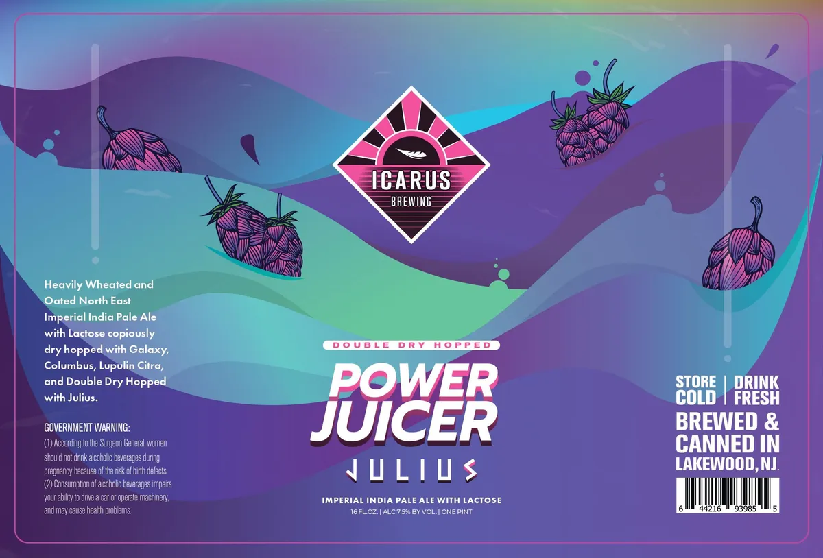 Power Juicer Julius — full label as filed with TTB