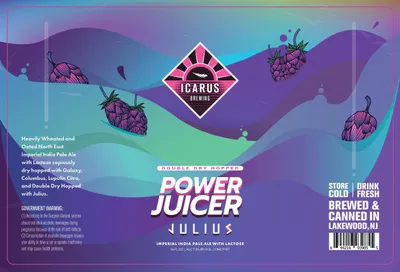 Power Juicer Julius label
