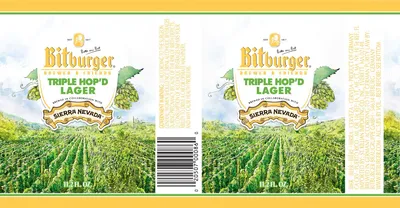 Triple Hop'd Lager label