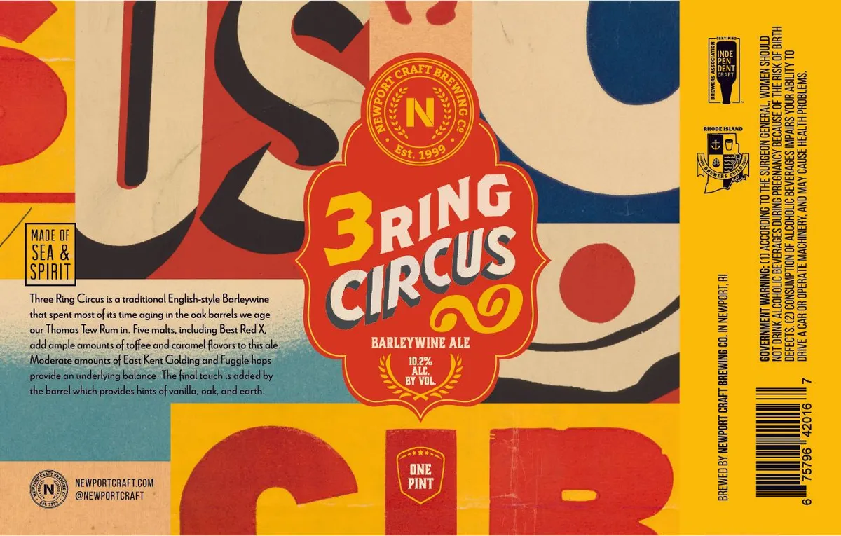 3 Ring Circus — full label as filed with TTB