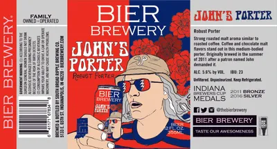John's Porter label