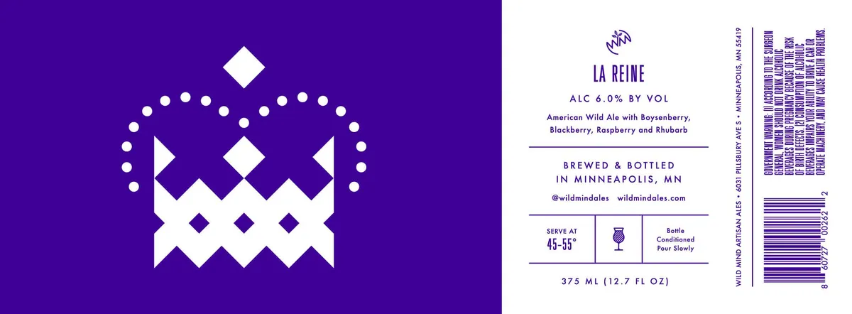 La Reine — full label as filed with TTB