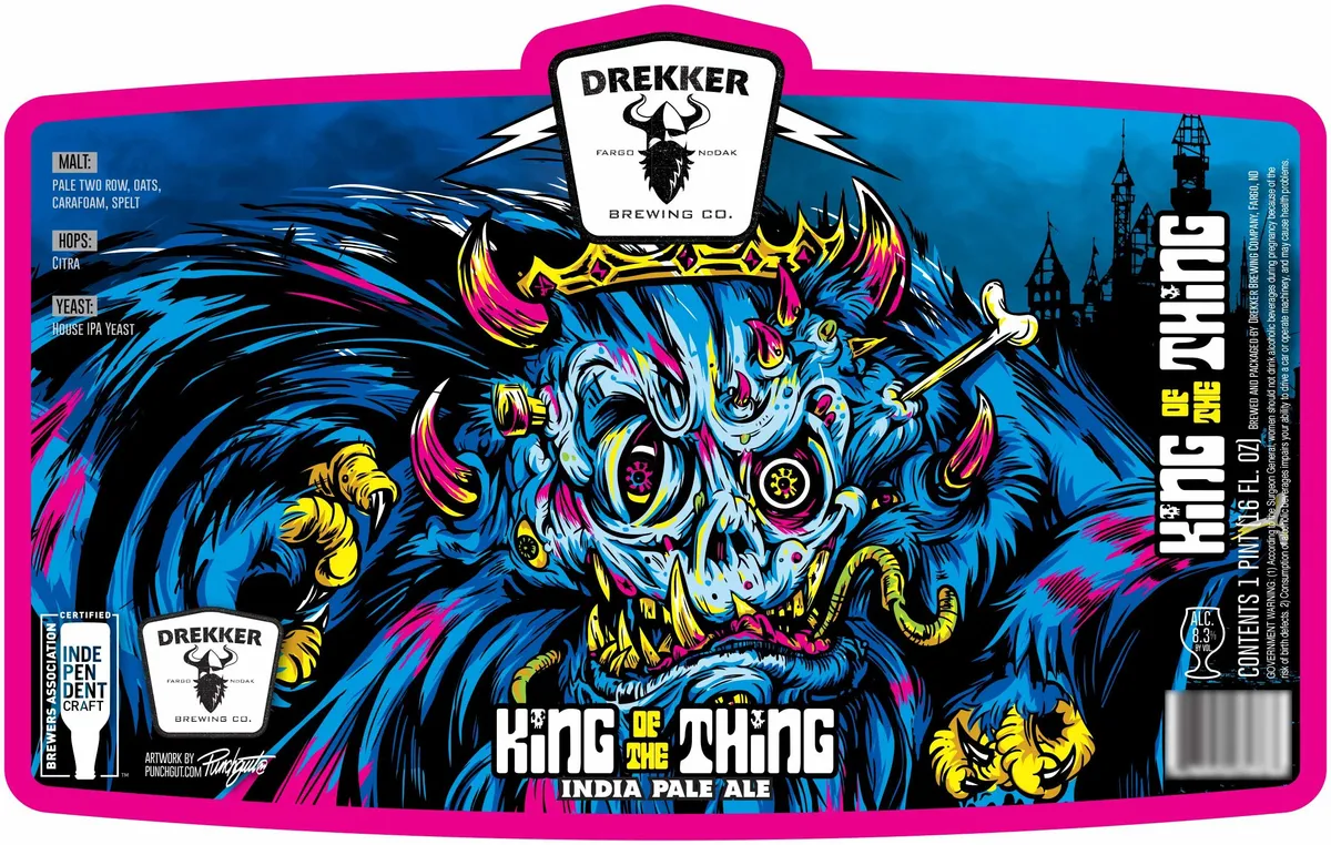 King of the Thing India Pale Ale — full label as filed with TTB