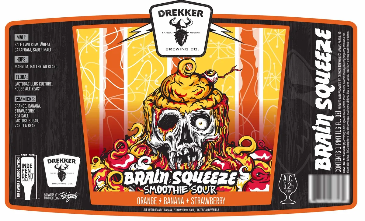 Brain Squeeze Smoothie Sour — full label as filed with TTB