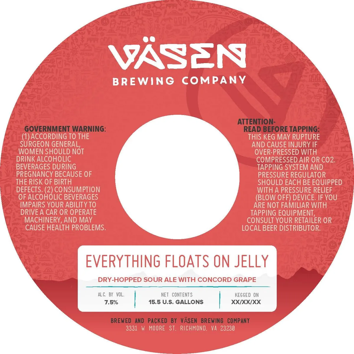 Everything Floats On Jelly — full label as filed with TTB