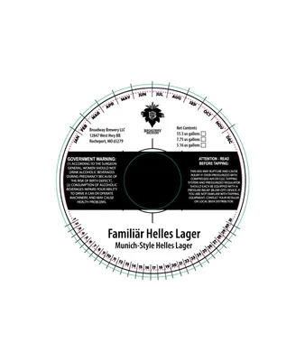 Familiär Helles Lager label