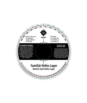 Familiär Helles Lager label