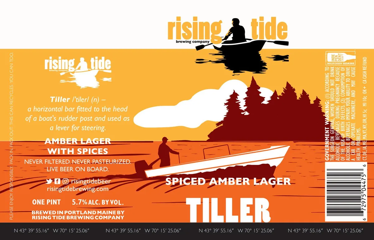 Tiller — full label as filed with TTB