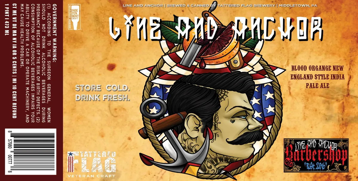 Line and Anchor — full label as filed with TTB