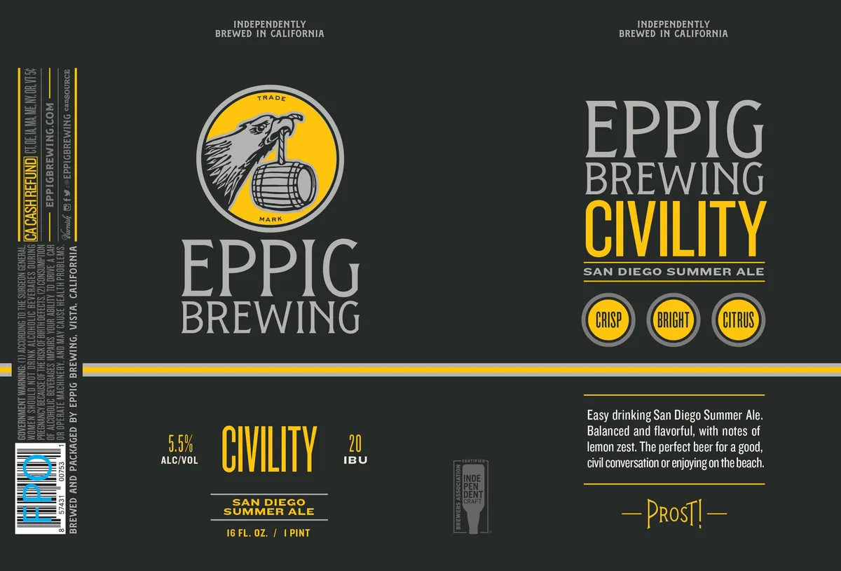 Civility — full label as filed with TTB