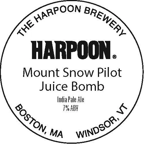 Mount Snow Pilot Juice Bomb label