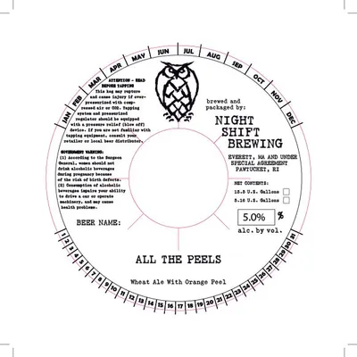 All The Peels label