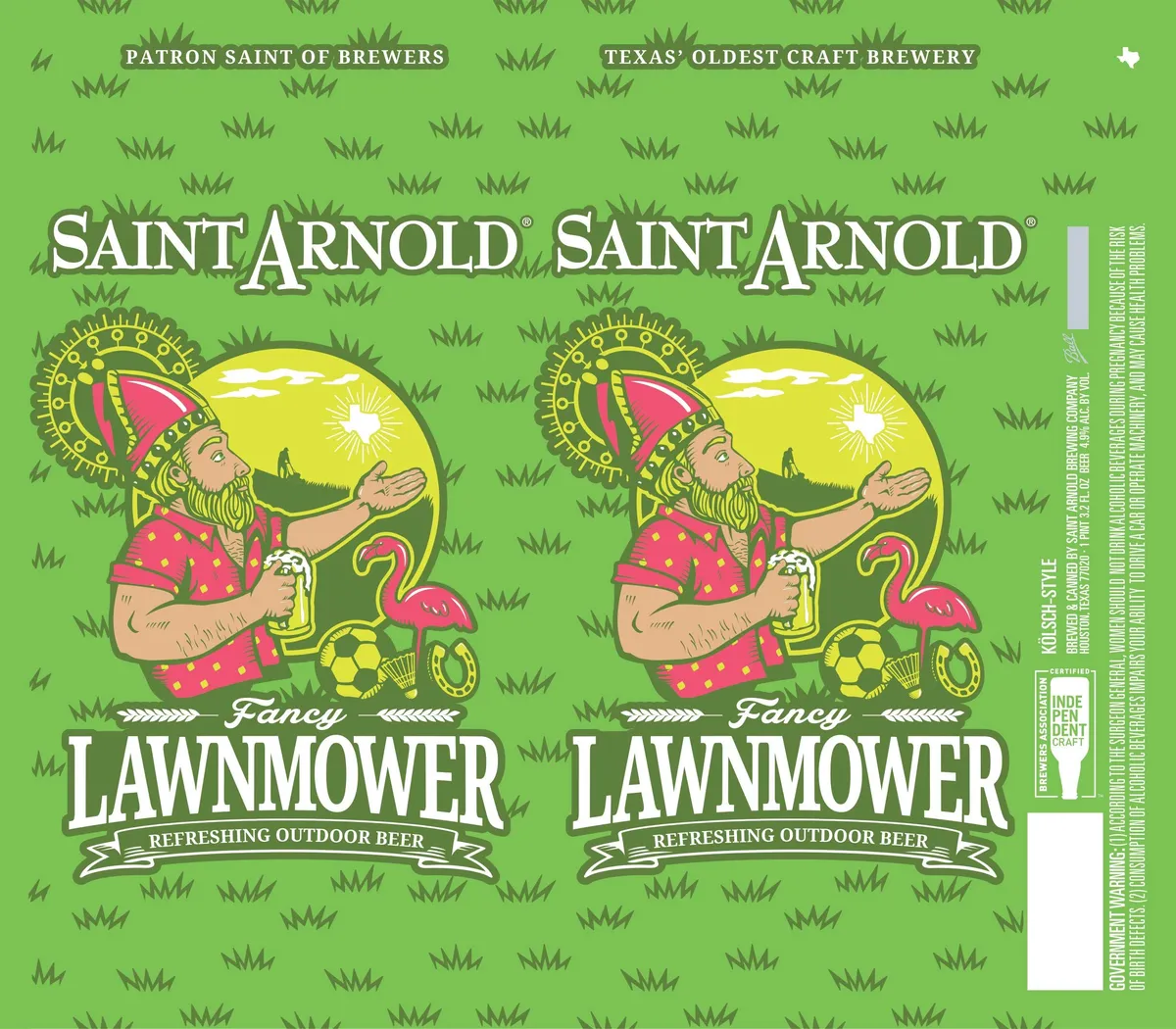 Lawnmower — full label as filed with TTB