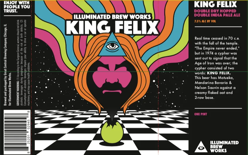 King Felix — full label as filed with TTB