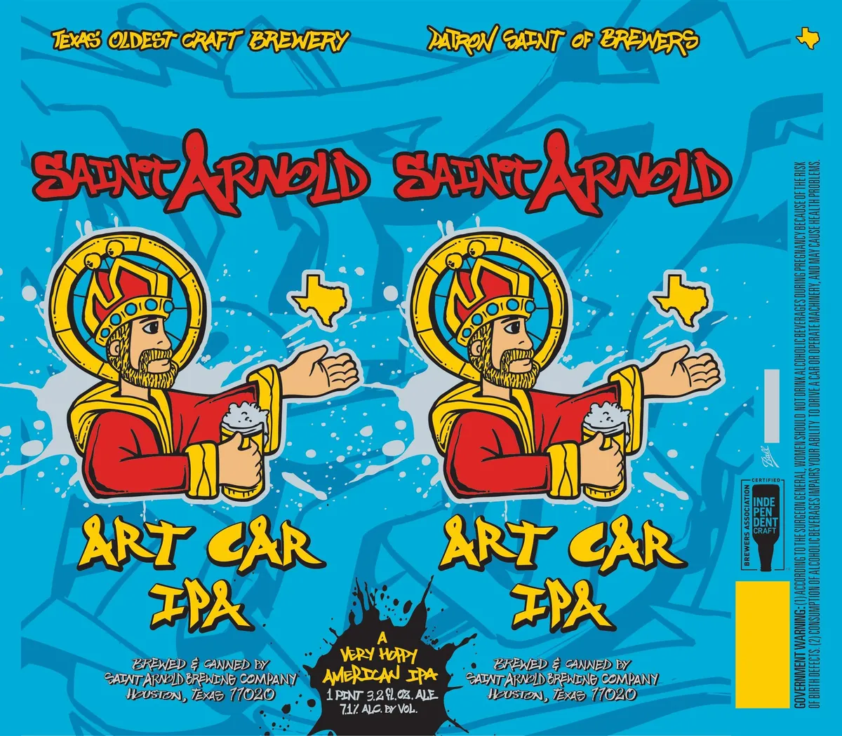 Art Car IPA — full label as filed with TTB