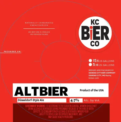 Altbier label