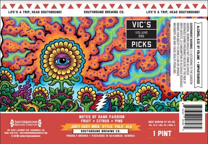 Vic's Picks: Volume One — full label as filed with TTB