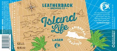 Island Life Lager label