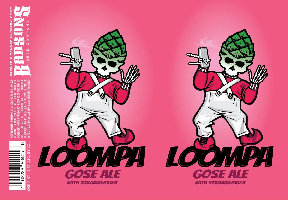 Loompa Gose Ale With Strawberries — full label as filed with TTB