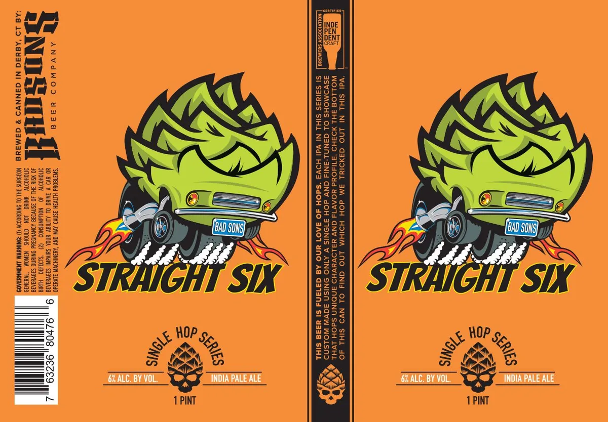 Straight Six — full label as filed with TTB