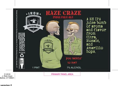 Haze Craze label